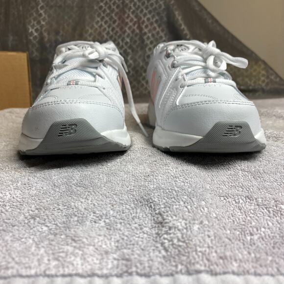 New Balance 608 V5 Sneakers Womens 8.5 White Pink Training Retrocore Y2K Gym - Picture 6 of 10